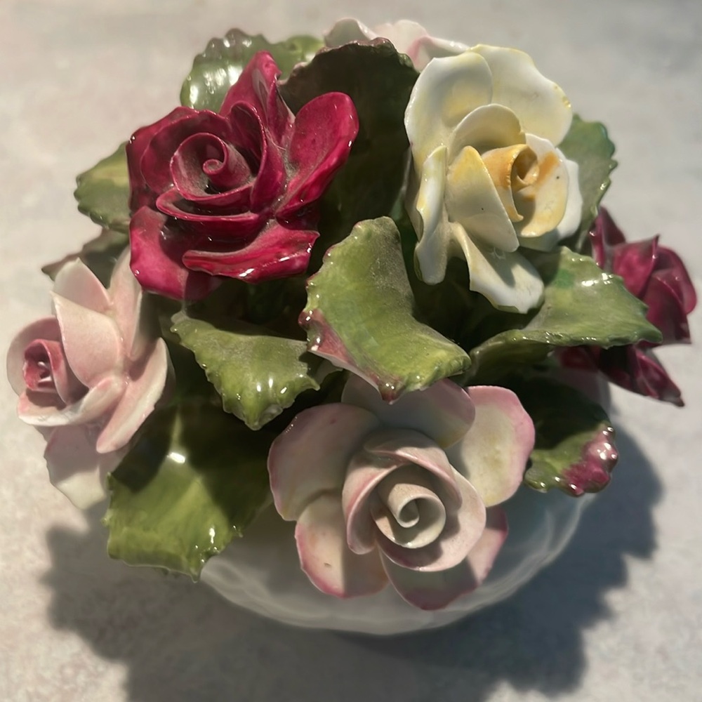 Vintage Aynsley flower basket